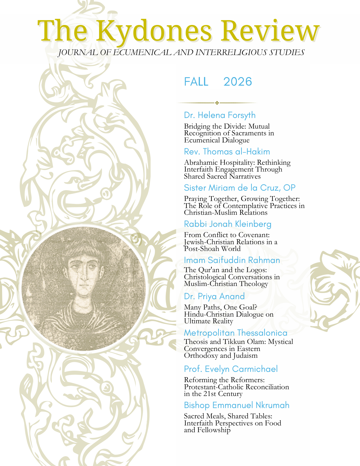 The Kydones Review — Journal Cover