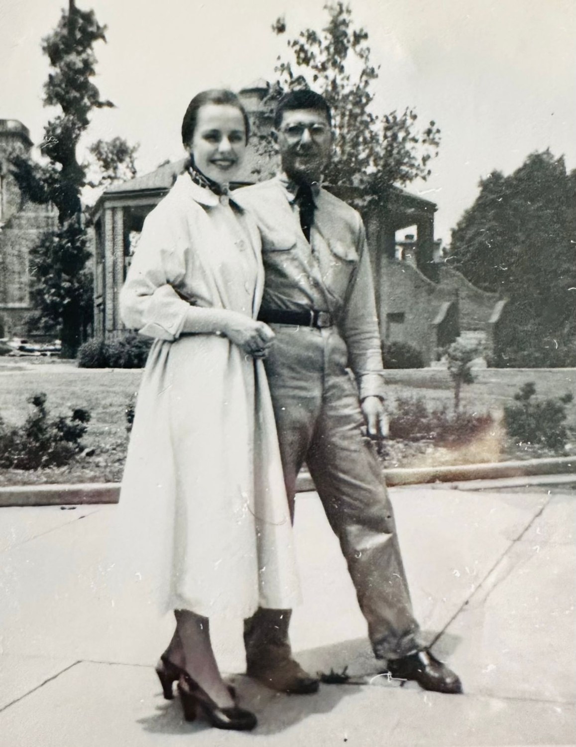 A young James and Ruth Likoudis
