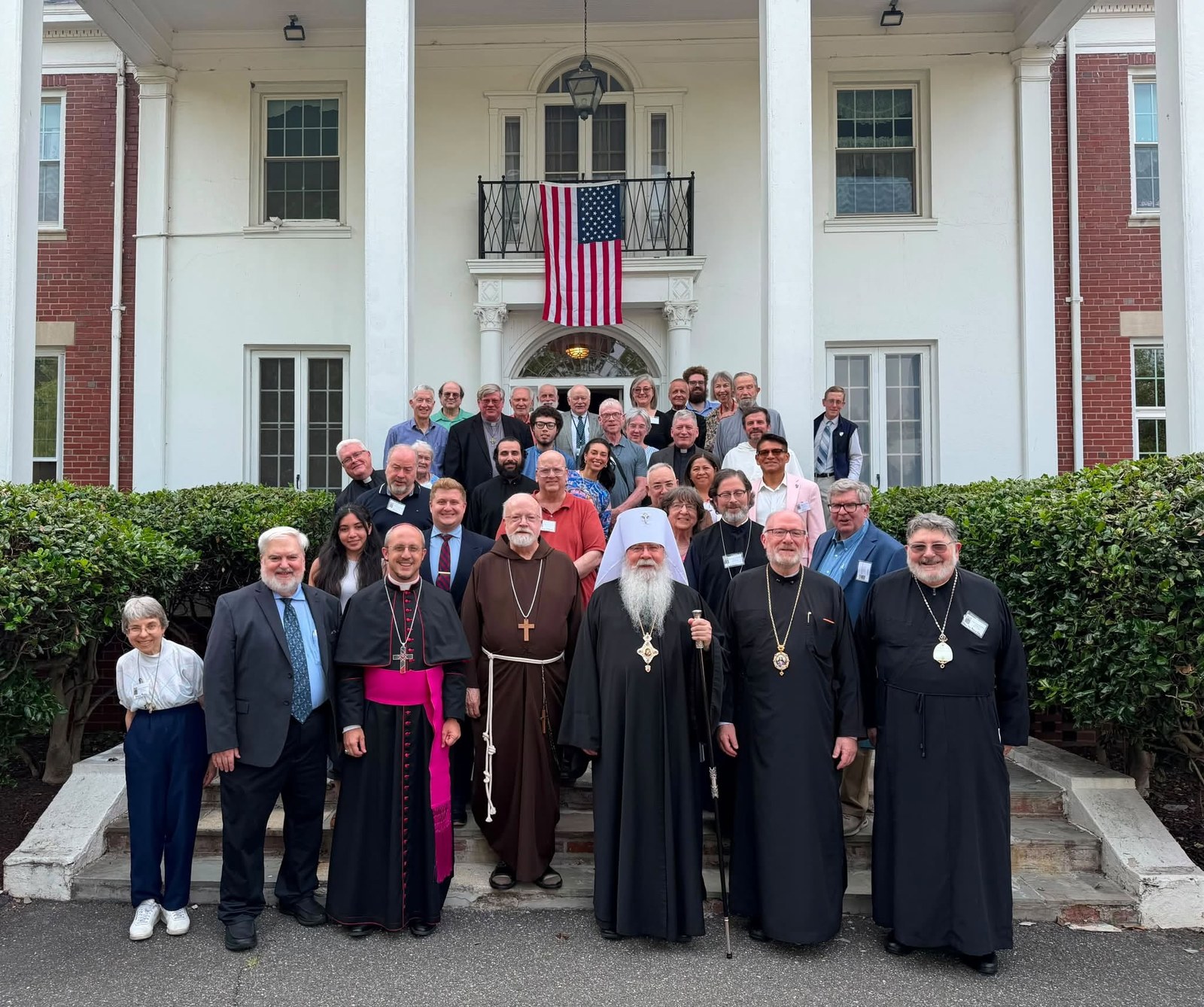 Participants of Orientale Lumen XXX at the Saint John Paul II Shrine and Retreat House