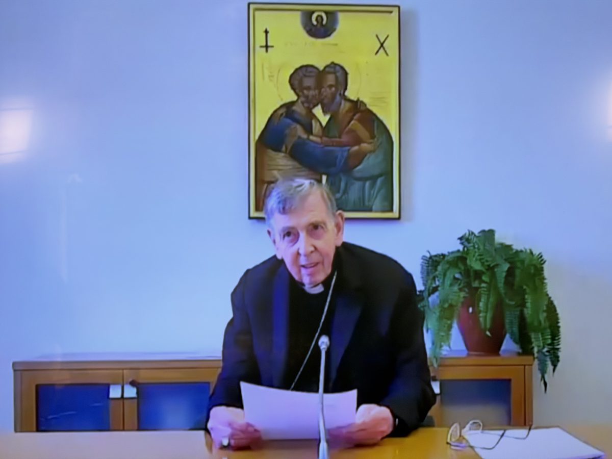 Cardinal Koch's video address